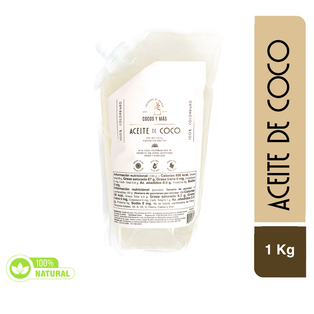 Aceite de Coco 1Kg🥥✨