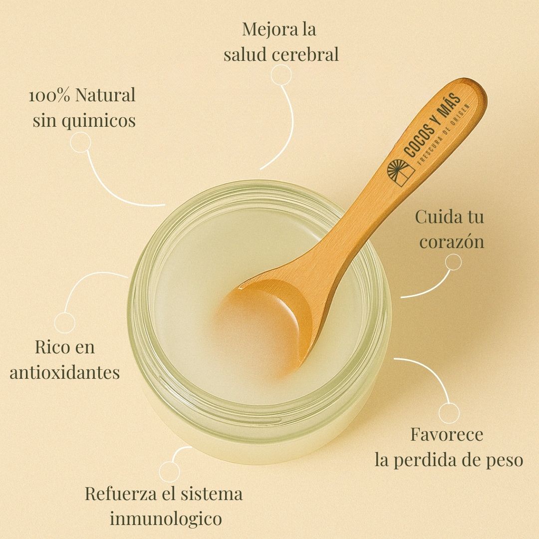 Aceite de Coco 100% Natural – ¡Llévate 1kg + 100ml como obsequio! 🥥✨