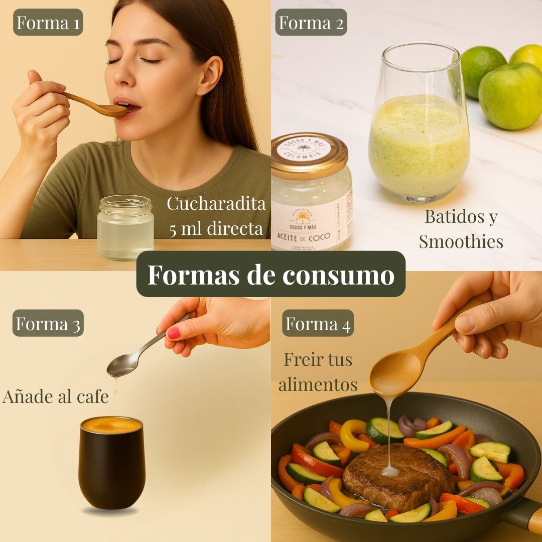 Aceite de Coco 100% Natural – ¡Llévate 1kg + 100ml como obsequio! 🥥✨