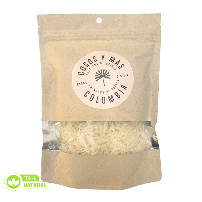 Coco rallado deshidratado natural sin conservantes - 100 gramos